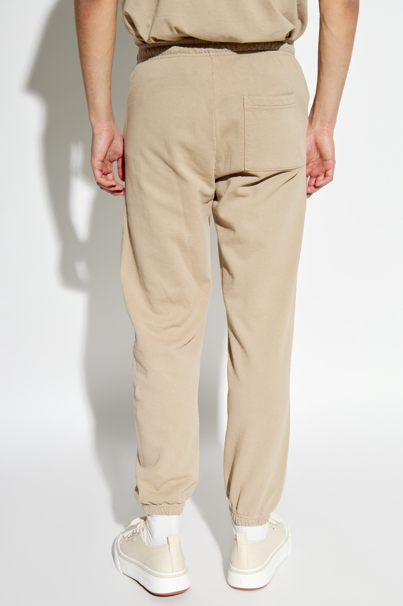 Sporty And Rich The Wall Street Collection Track Pants In Nude