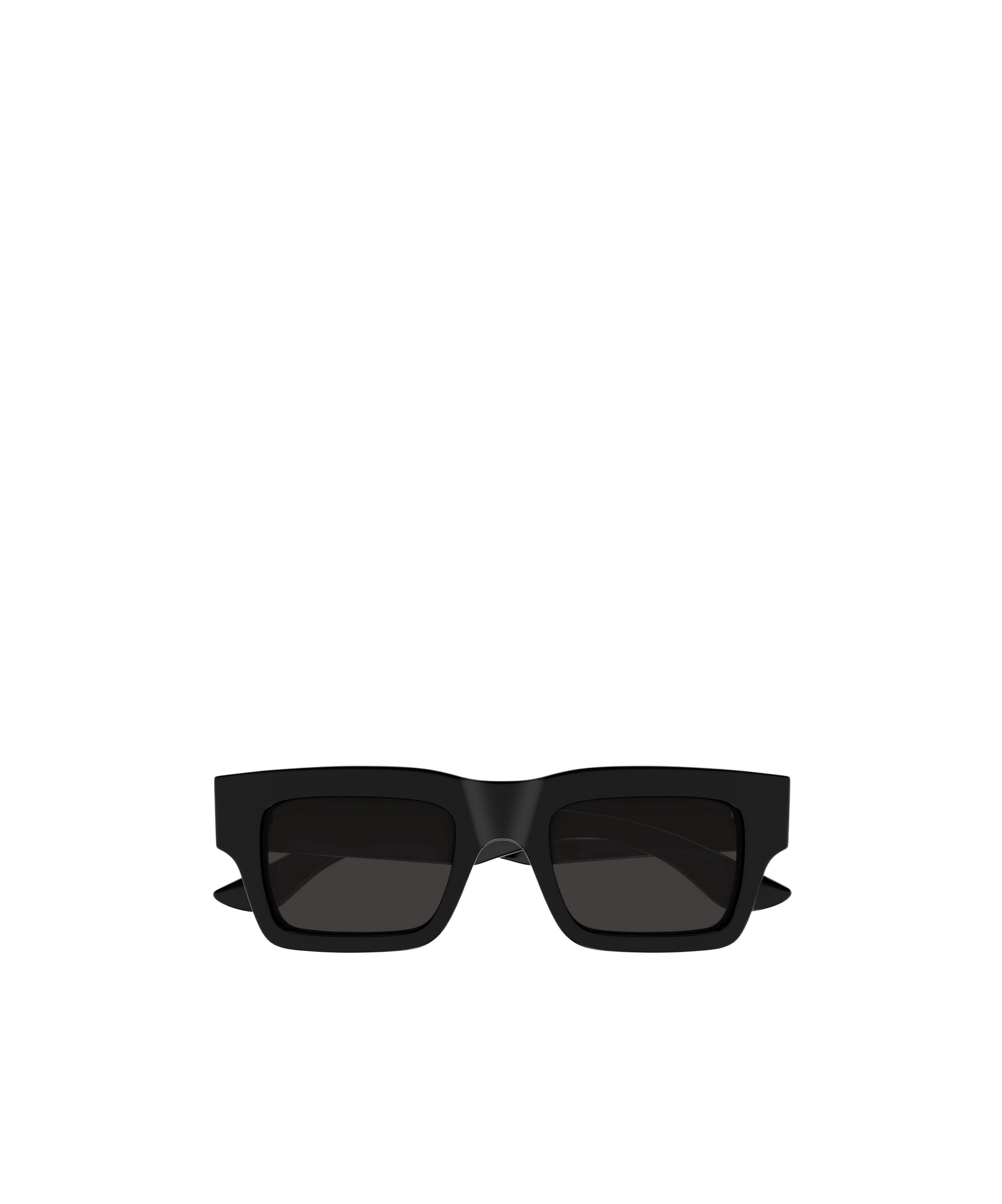 Alexander Mcqueen Square-frame Sunglasses In Black
