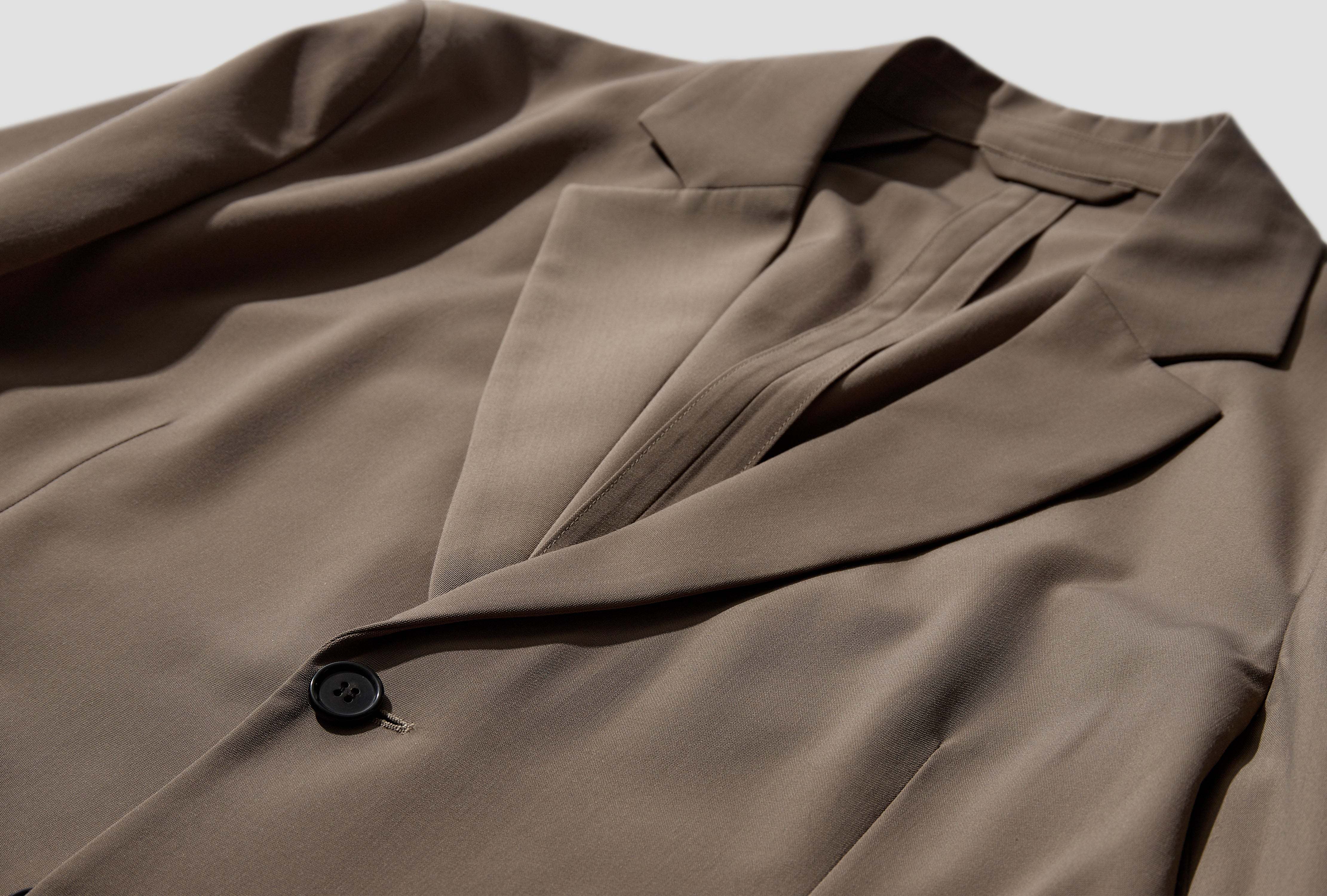 Acne Studios Single-breasted Suit Jacket In Gray
