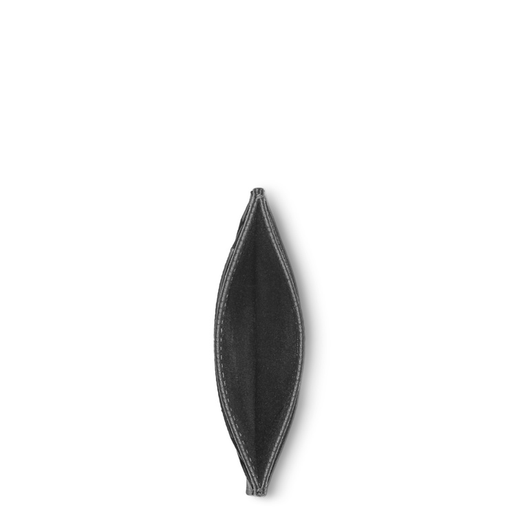 Montblanc Sartorial Leather Card Holder In Black