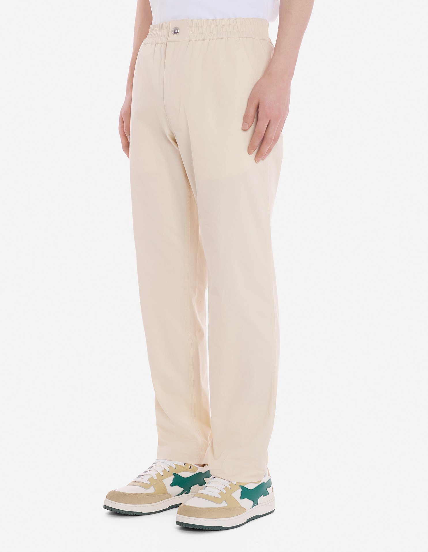 Maison Kitsuné Casual Pants With Belt Loops In Nude