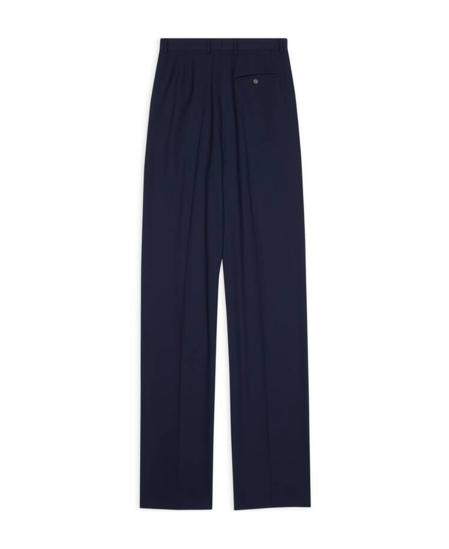 Balenciaga Large-fit Tailored Trousers In Black