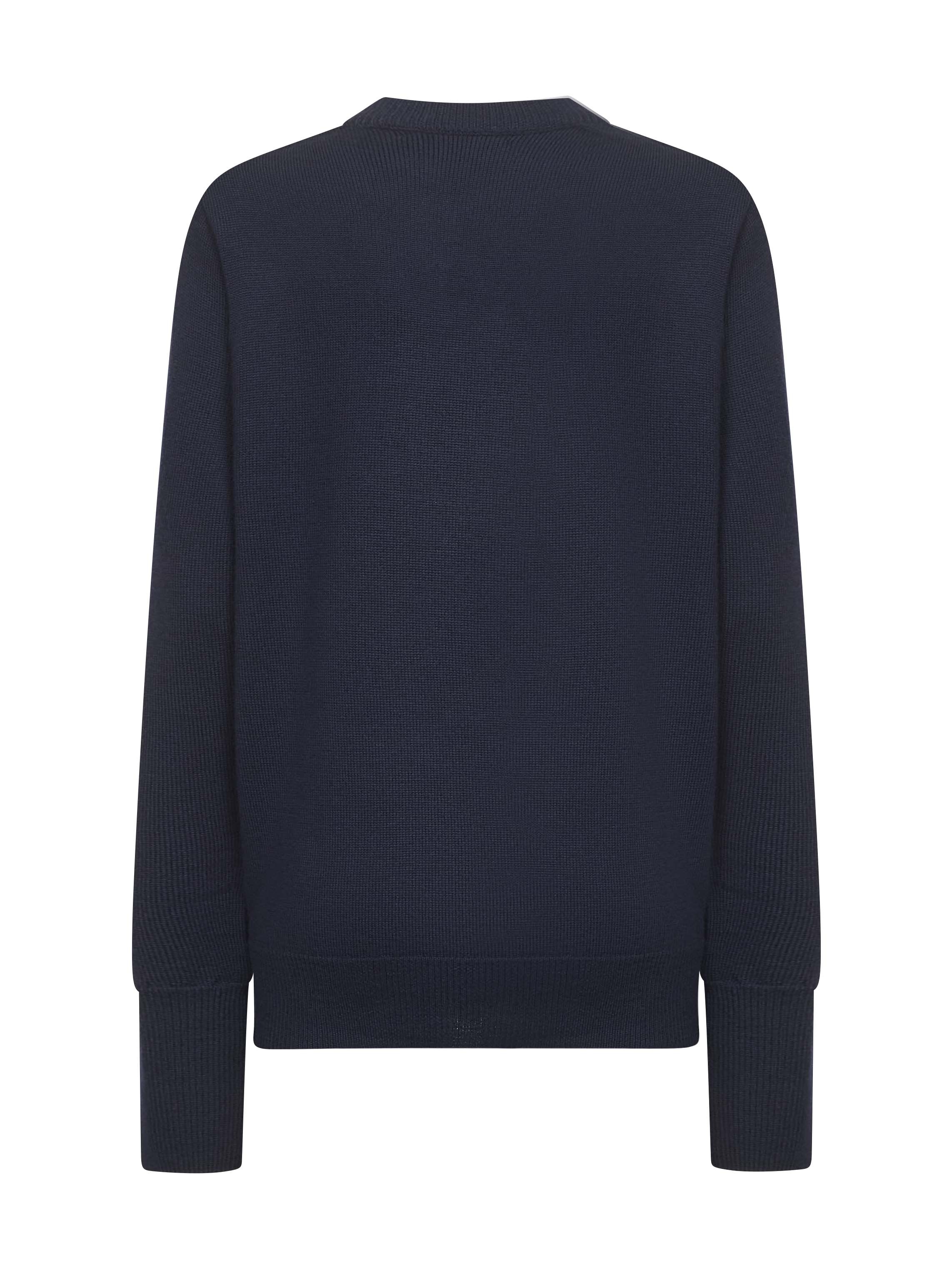 Studio Nicholson Long-sleeved Sweater In Black