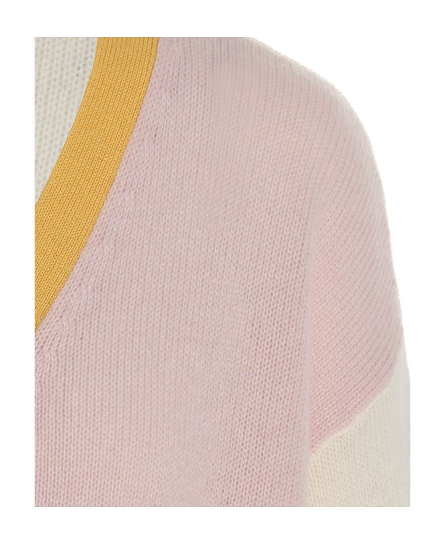 Marni Color Block Cardigan Sweater, Cardigans Multicolor In Nude