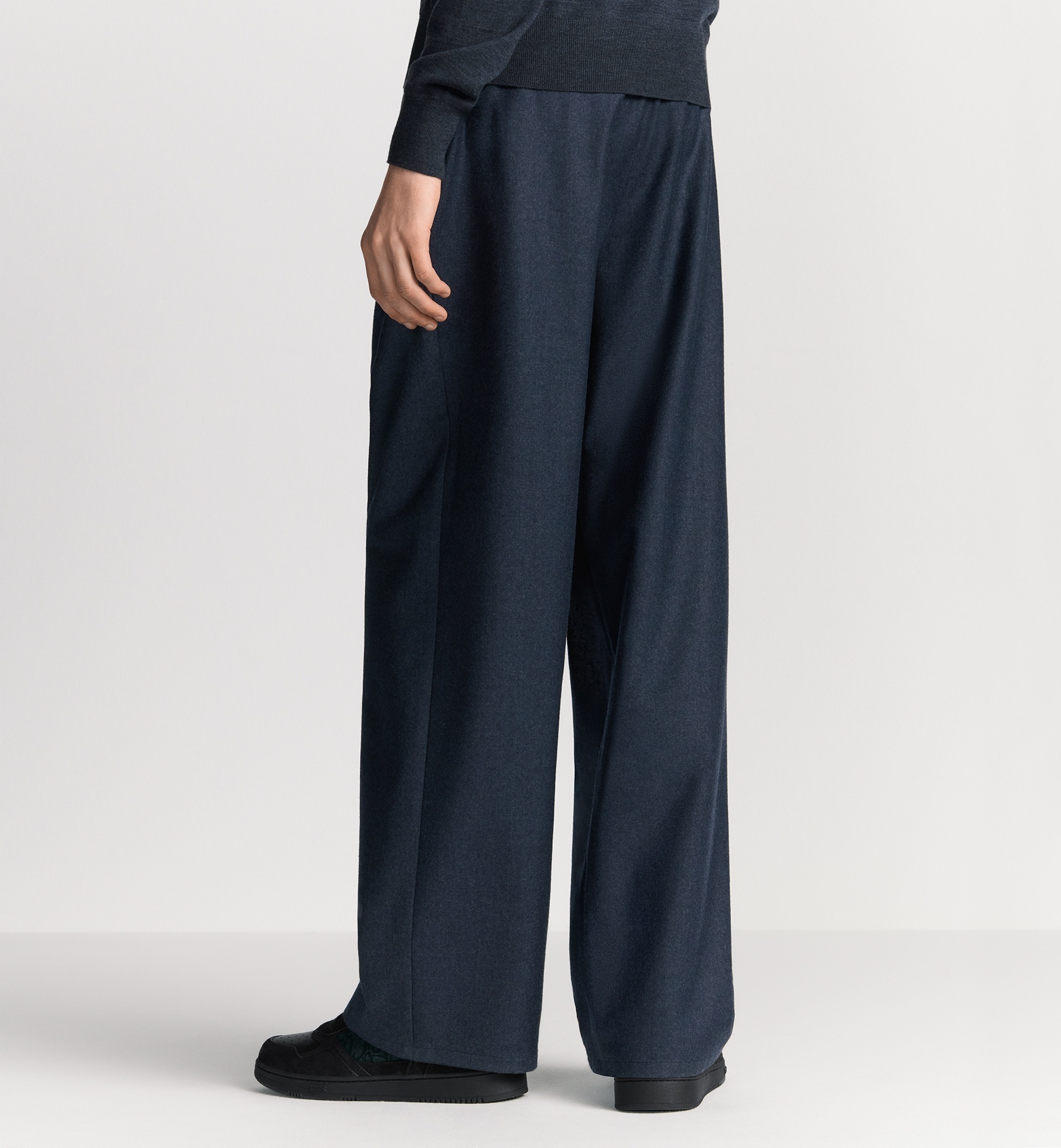 Dior Pocket Casual Pants In Blue
