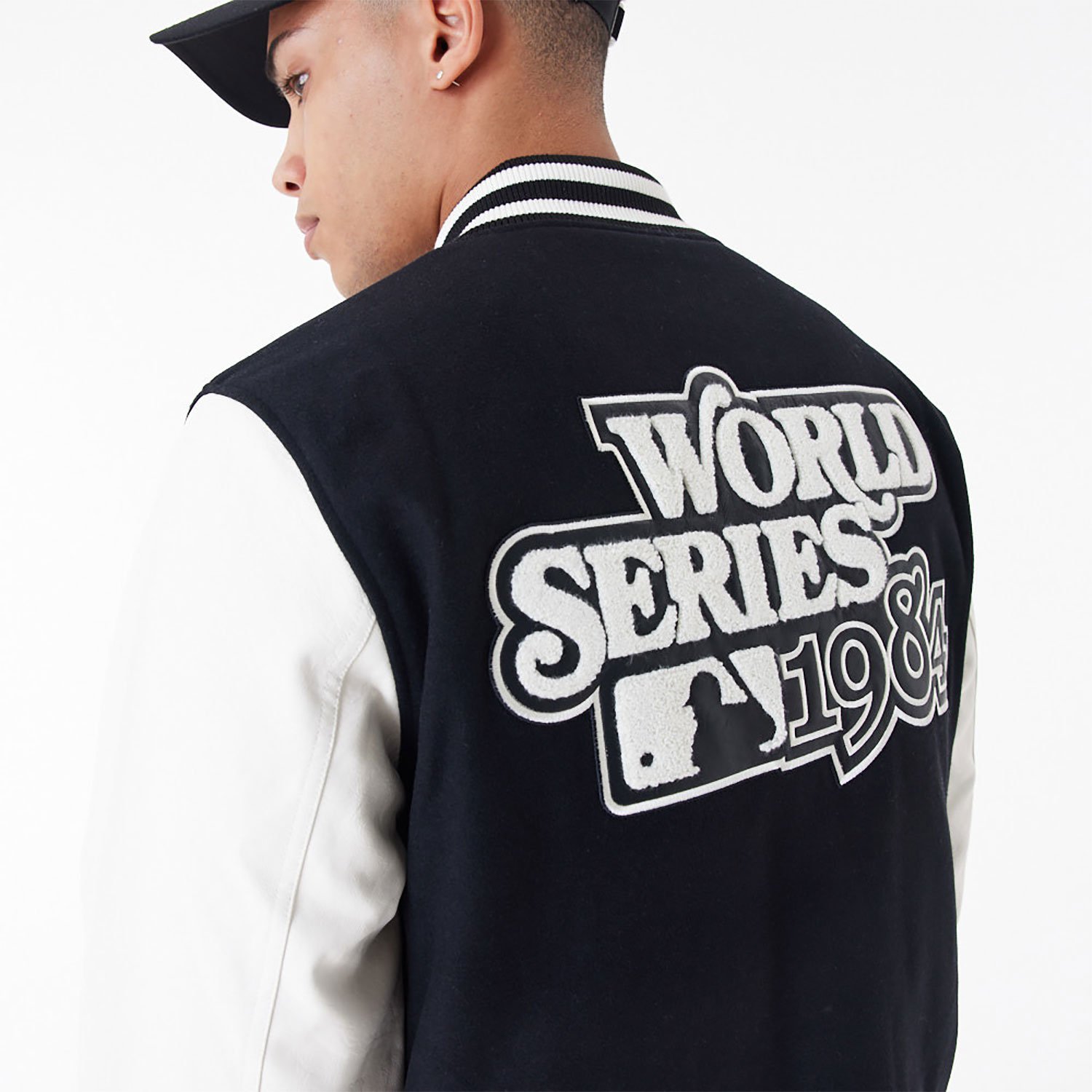 NEW ERA LONG-SLEEVED WOOL CASUAL JACKET
