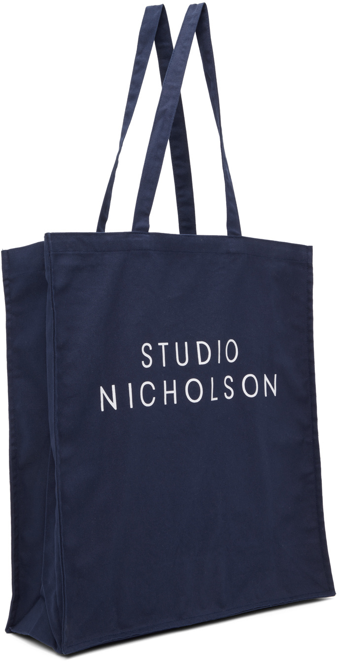 Studio Nicholson Logo Handbag In Blue