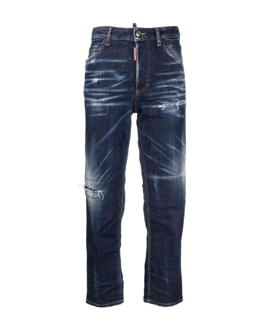 Shop Dsquared2 Straight-leg Jeans In Blue