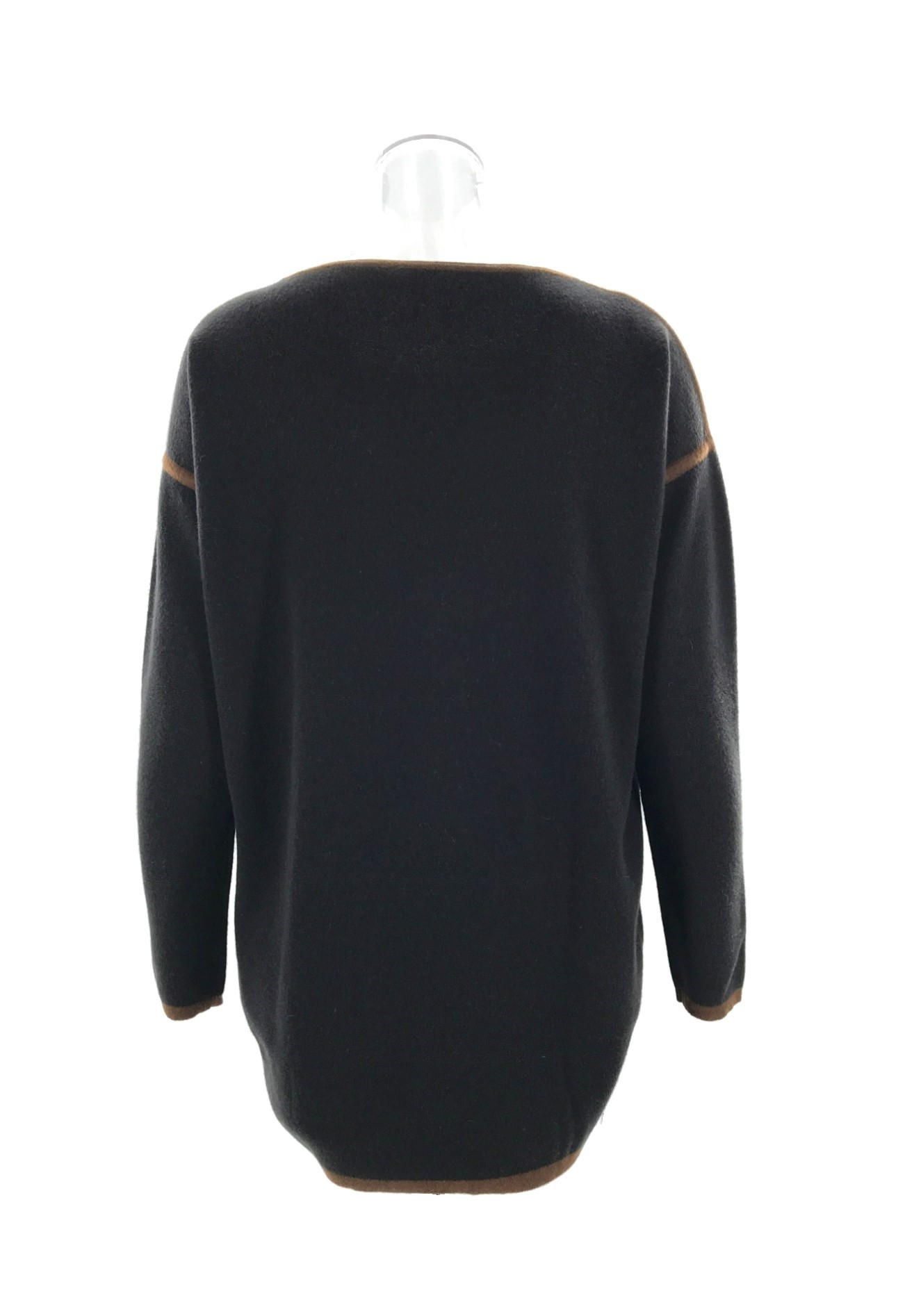 Max Mara Long-sleeved Knitted Cardigan In Black