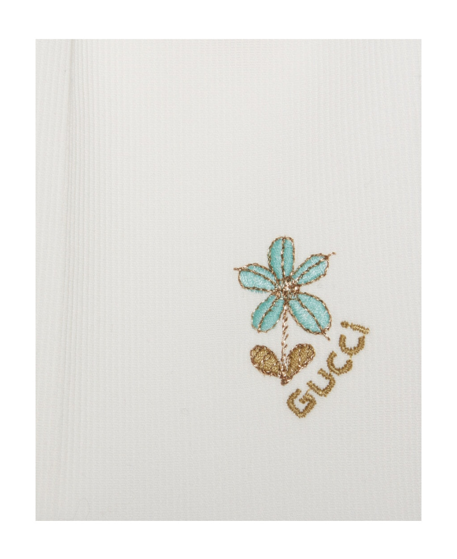 Gucci Fine Cotton Bermuda Shorts In White