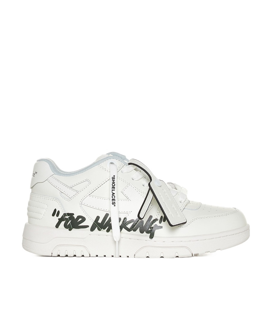 Shop Off-white Out Of Office 'for Walking' Leather Sneakers In White