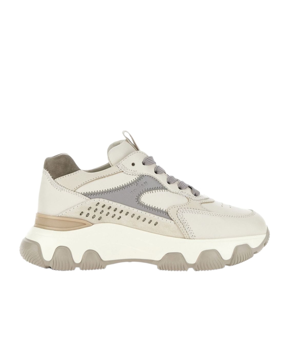 Hogan Hyperactive Lace-up Sneakers In White