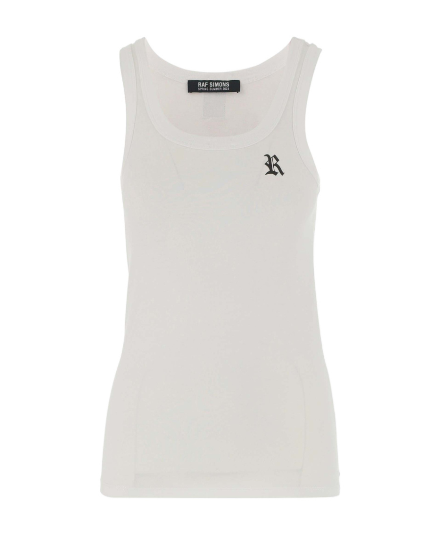Raf Simons Logo Vest In White