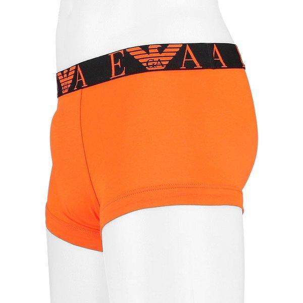 Emporio Armani Three-piece Set Of Logo Boxer Underwear In Orange