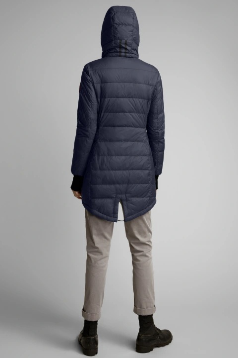 Canada Goose Mystique Parka Coat In Black