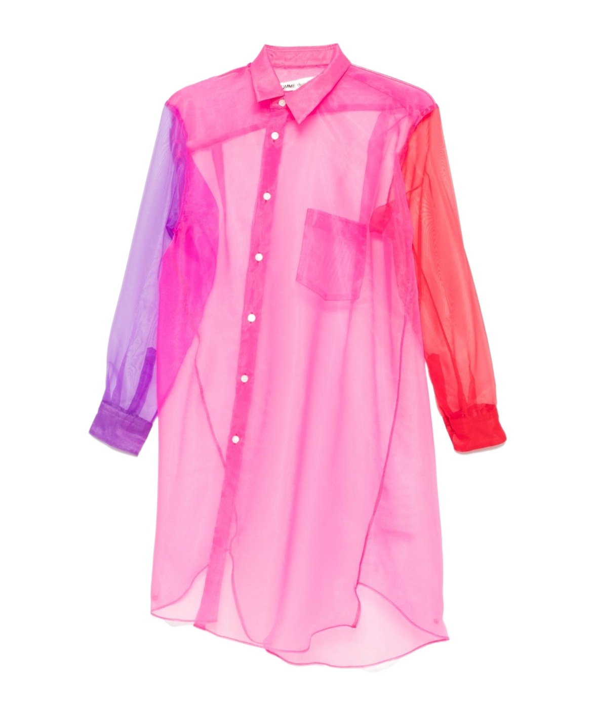 COMME DES GARÇONS COLOUR-BLOCK SHIRT 