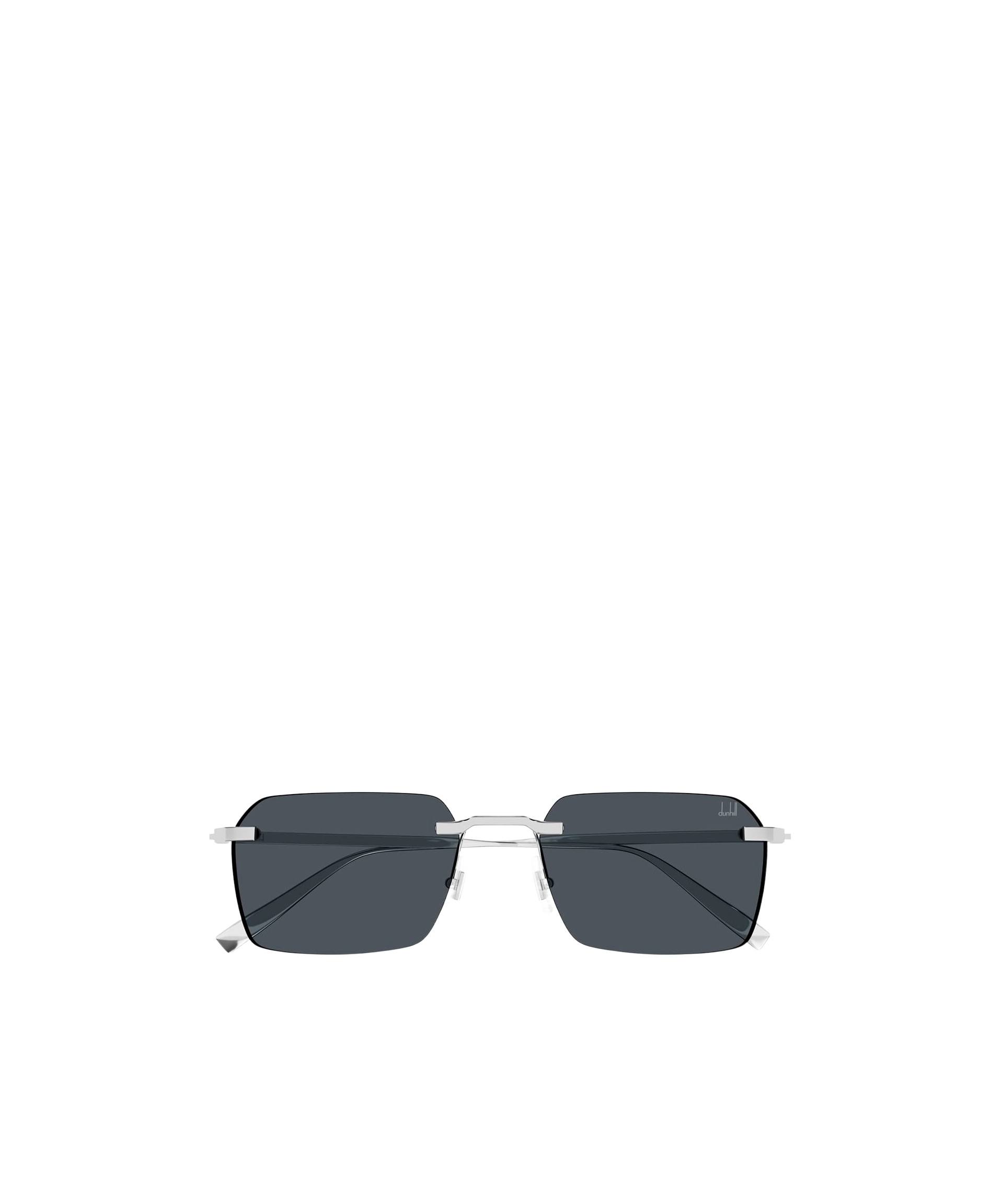Dunhill Rimless Rectangle-frame Sunglasses In Black