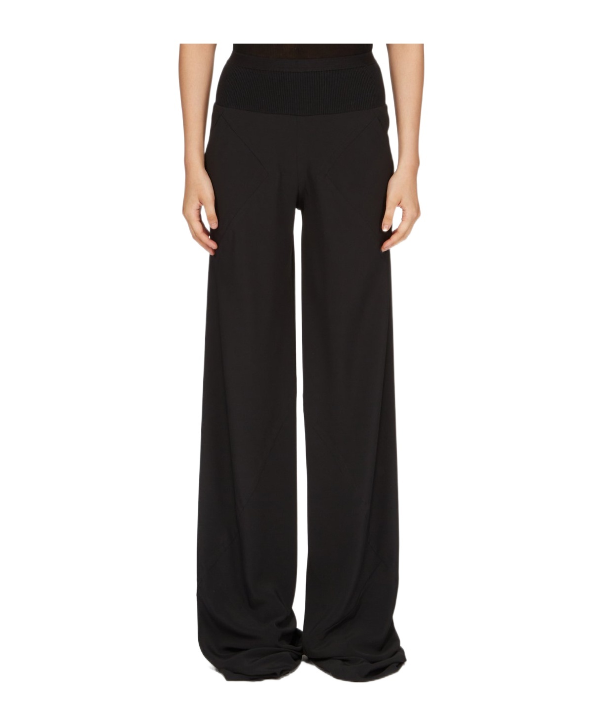 RICK OWENS BIAS FLARE-LEG TROUSERS