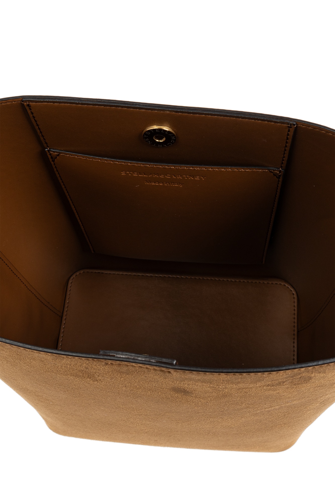 Stella Mccartney Rectangular Shoulder Bag In Brown