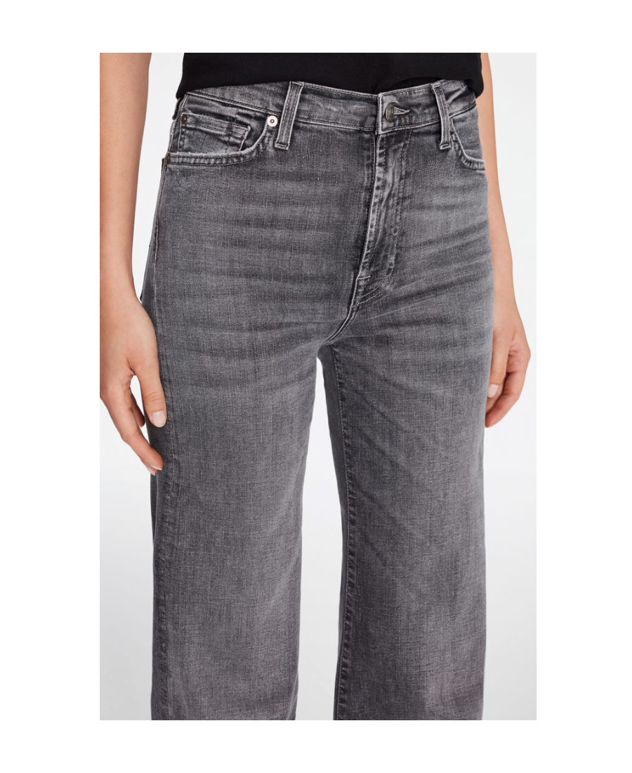 7 For All Mankind Ultra High-rise Jo Jeans In Black