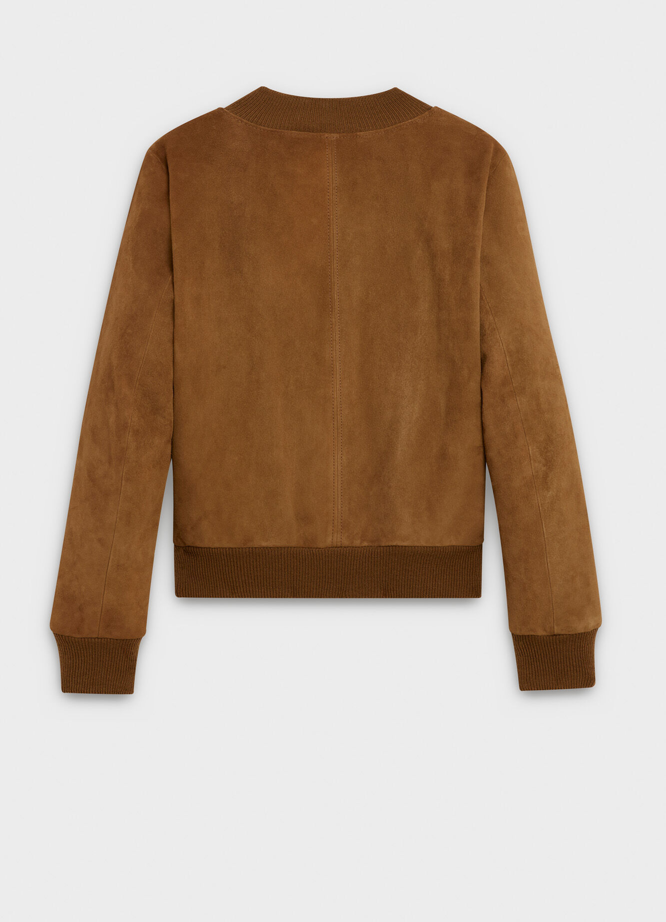 Celine Rectangle Blouson In Suede In Brown