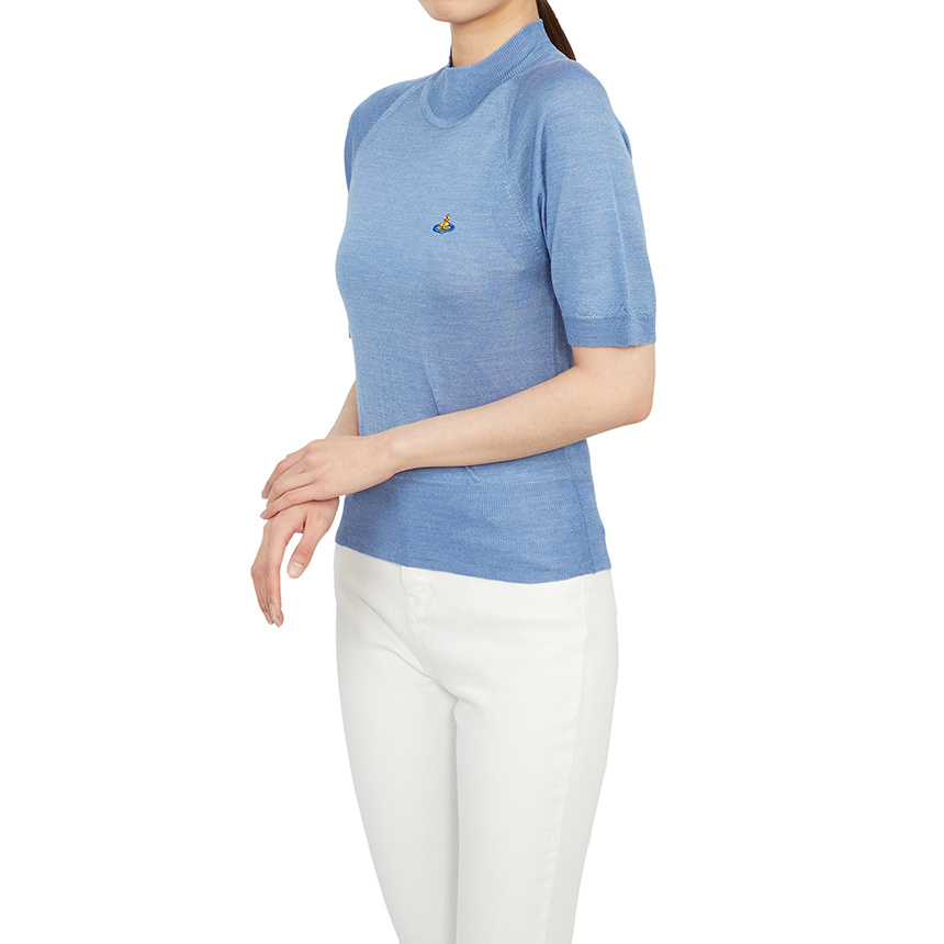 Vivienne Westwood Short-sleeved Sweater In Blue