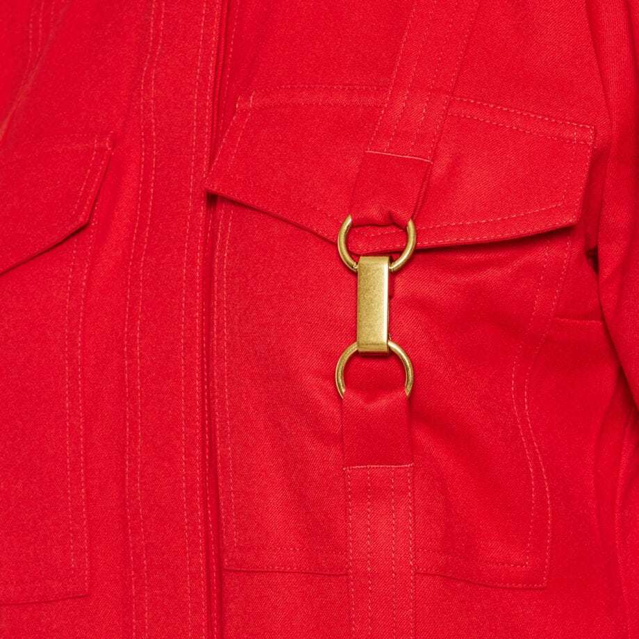 Stella Mccartney Long-sleeved Shirt In Red