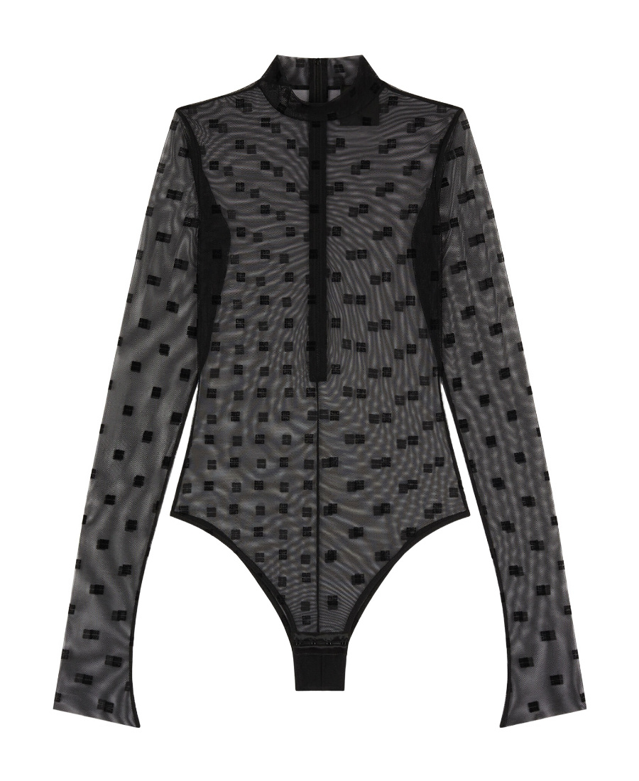 Shop Givenchy Transparent 4g Body In Black