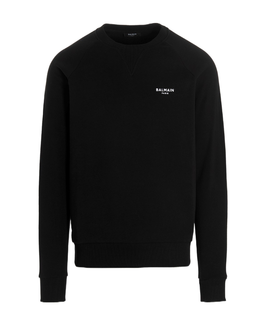 BALMAIN LOGO-PRINT SWEATSHIRT 