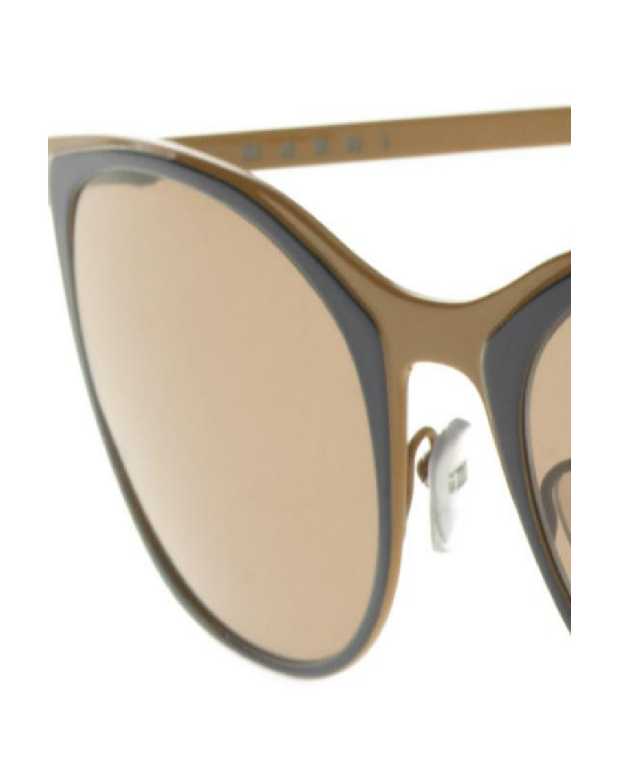 Marni Logo Sunglasses In Nude