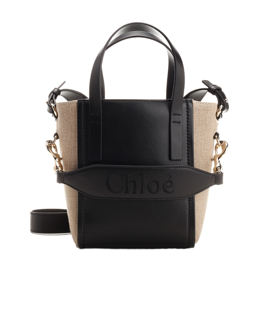 CHLOÉ SMALL CHLOÉ SENSE PANELLED TOTE BAG