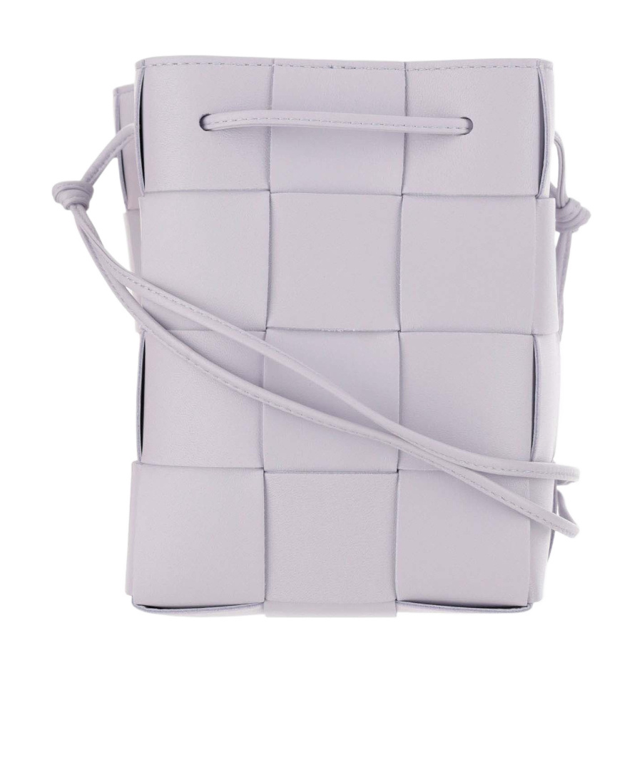 Bottega Veneta Small Cassette Shoulder Bag In Purple