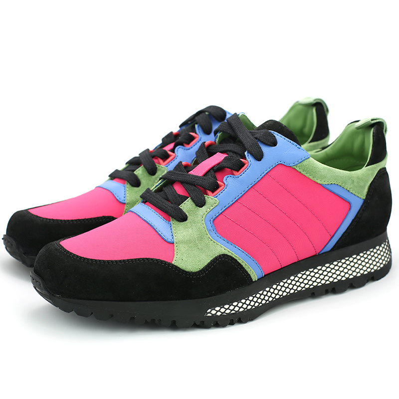 GUCCI TIE-UP COLOR LEISURE SPORTS SHOES