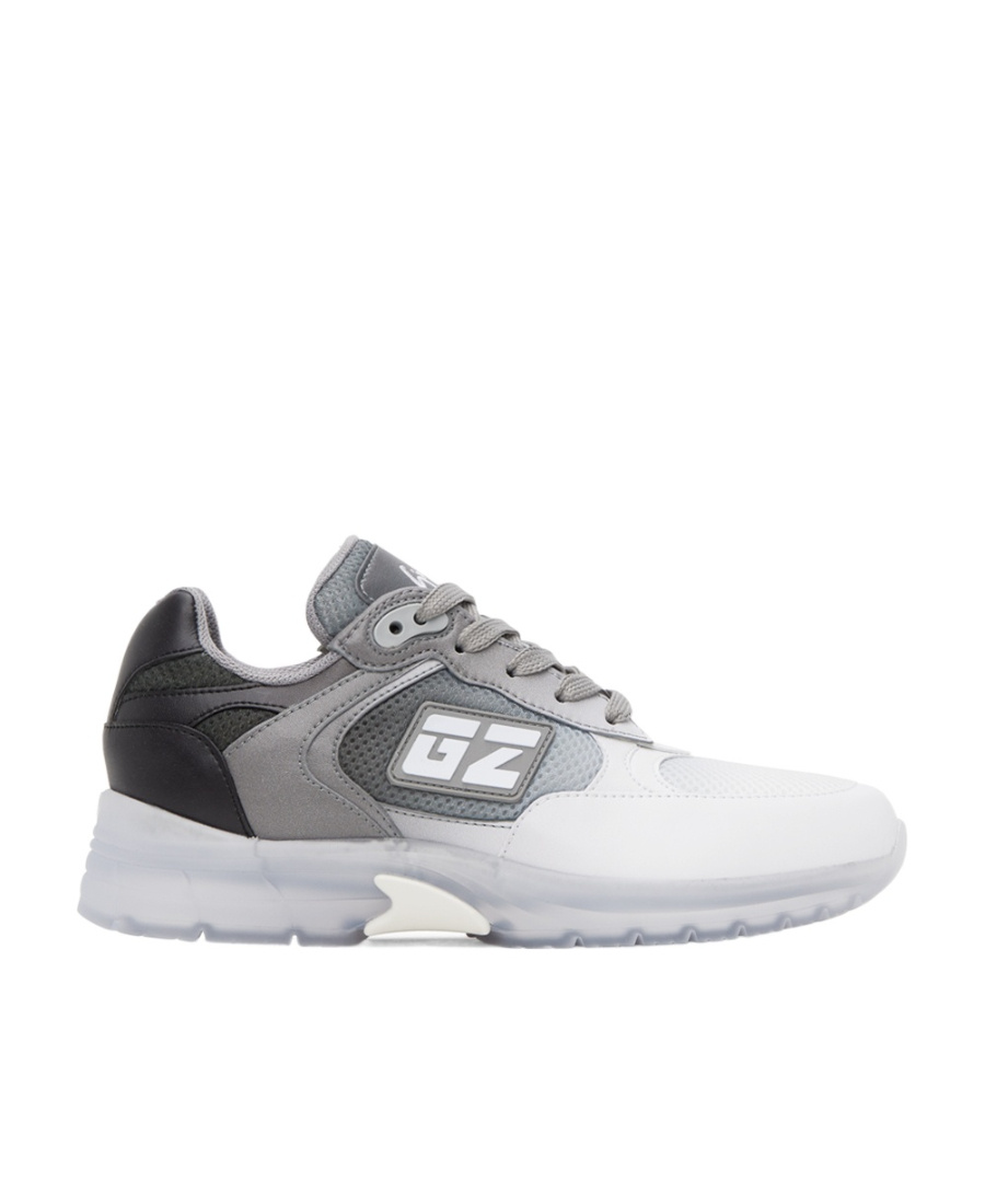 Giuseppe Zanotti Round-headed Low-top Leisure Sports Shoes In Gray