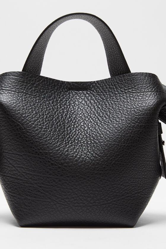 Acne Studios Women Mini Shoulder Bag With Musubi Knot In Black