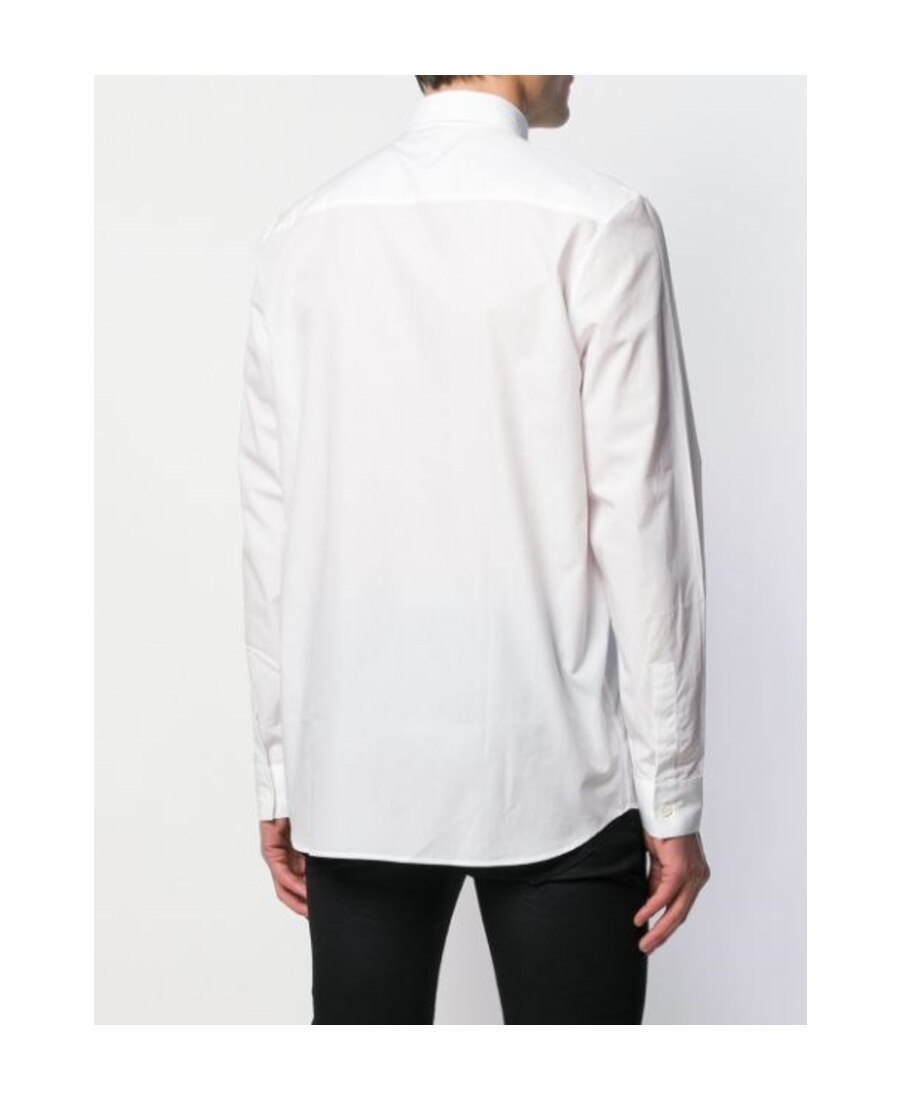 Givenchy White Logo Pocket Shirt In White