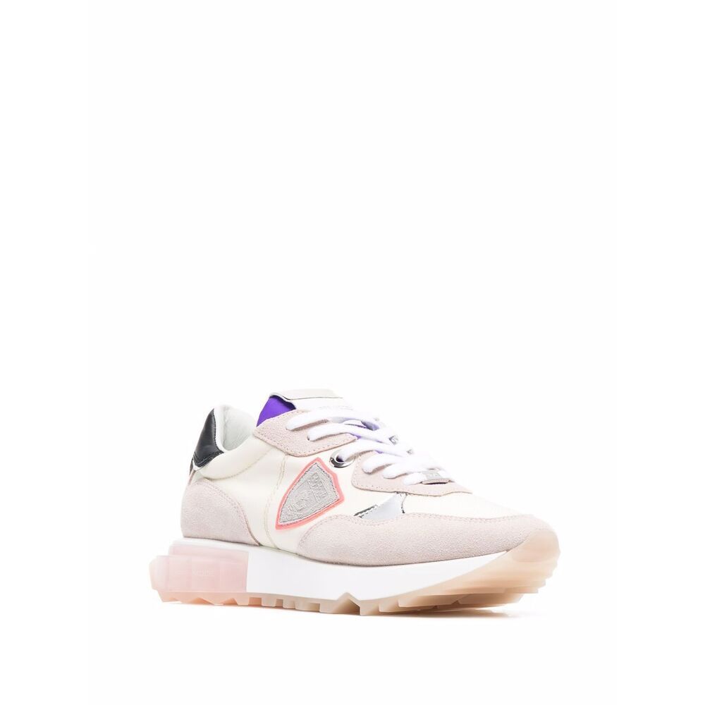 Philippe Model Side Logo-patch Sneakers In White