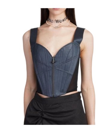 Vivienne Westwood Zip-up Classic Corset In Black