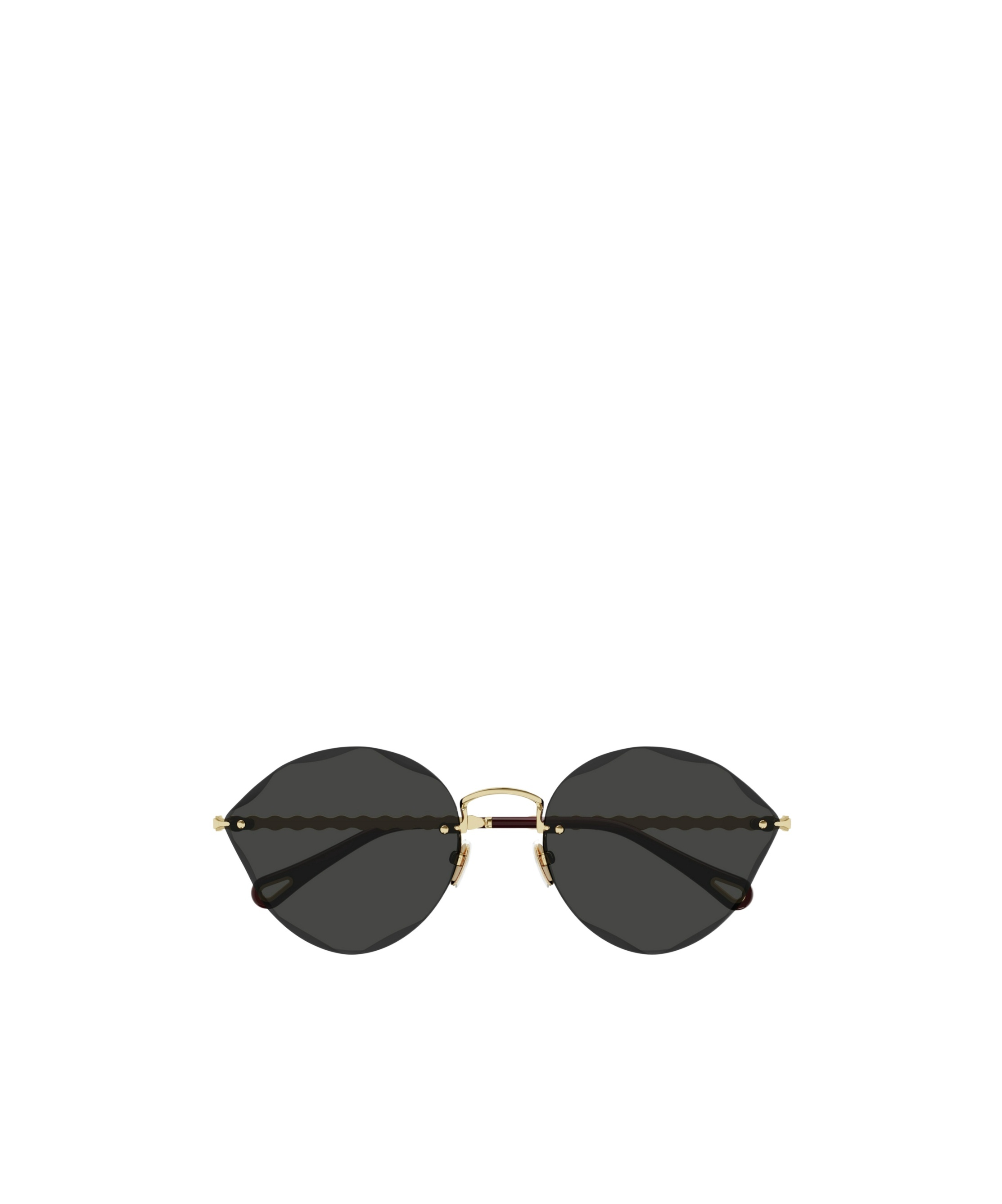 Chloé Geometric-frame Sunglasses In Black