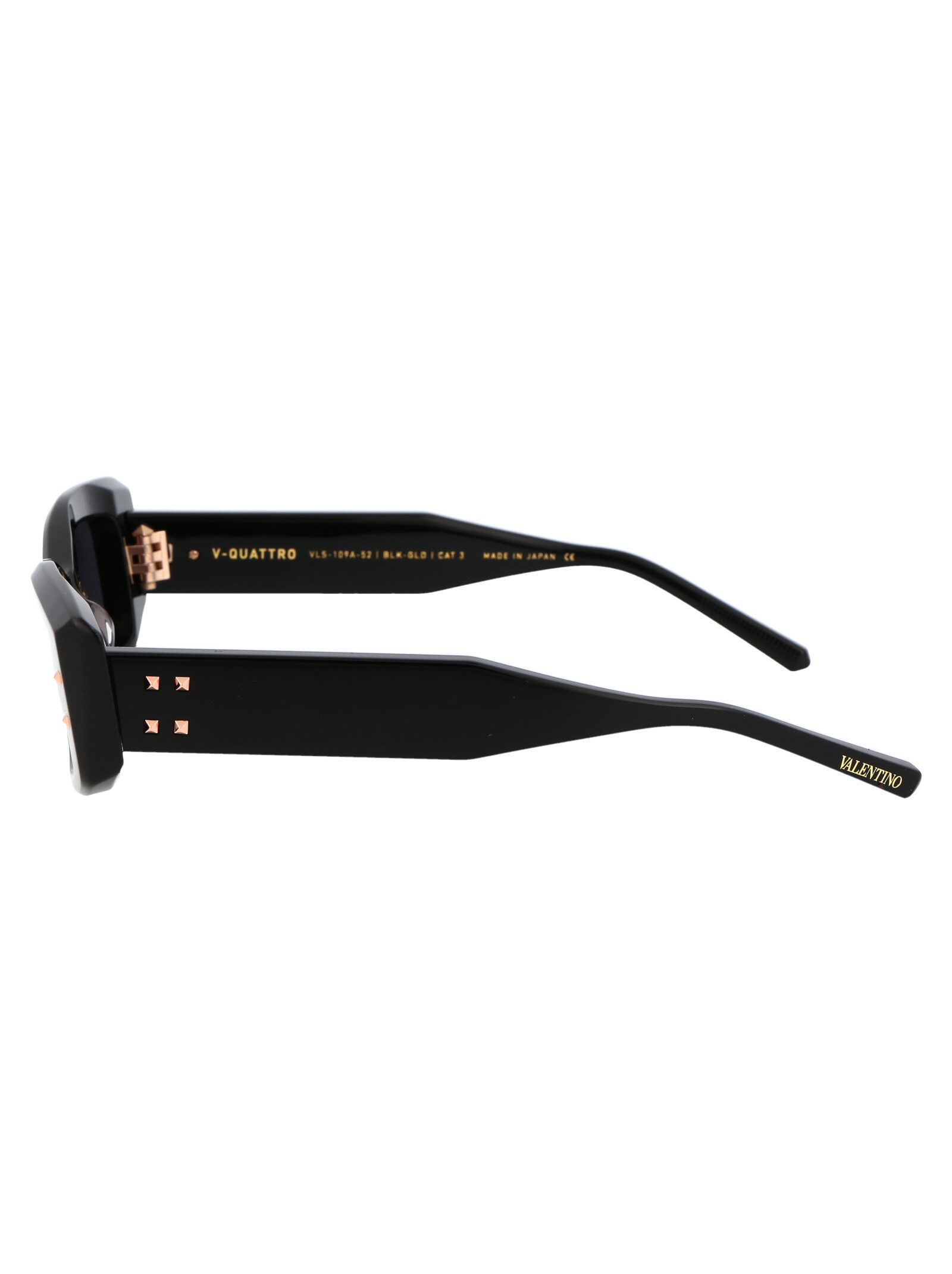 Valentino Cat's Eye Frame Sunglasses In Black