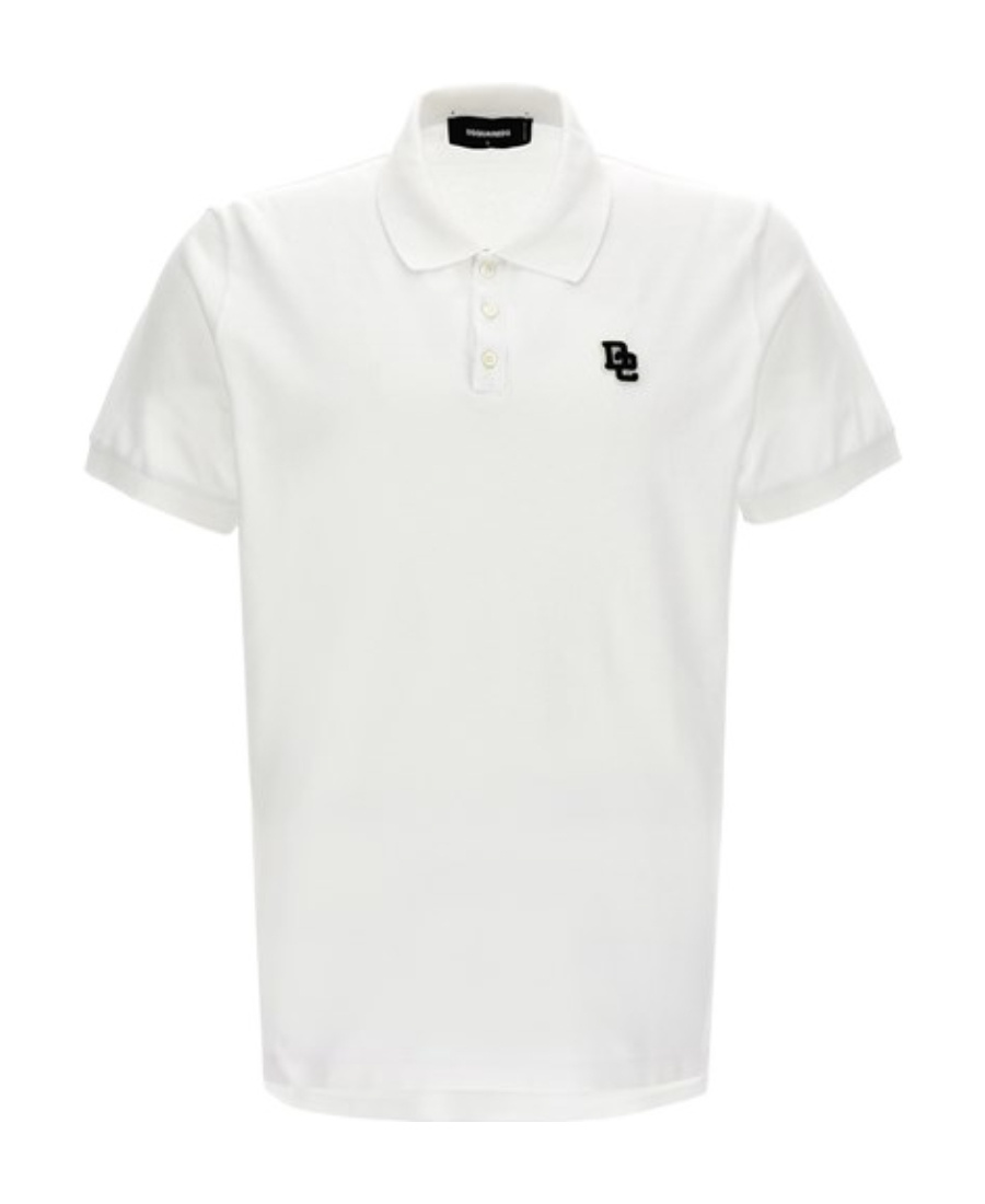 DSQUARED2 DSQUARED2 LOGO-EMBROIDERED SHORT SLEEVED POLO SHIRT