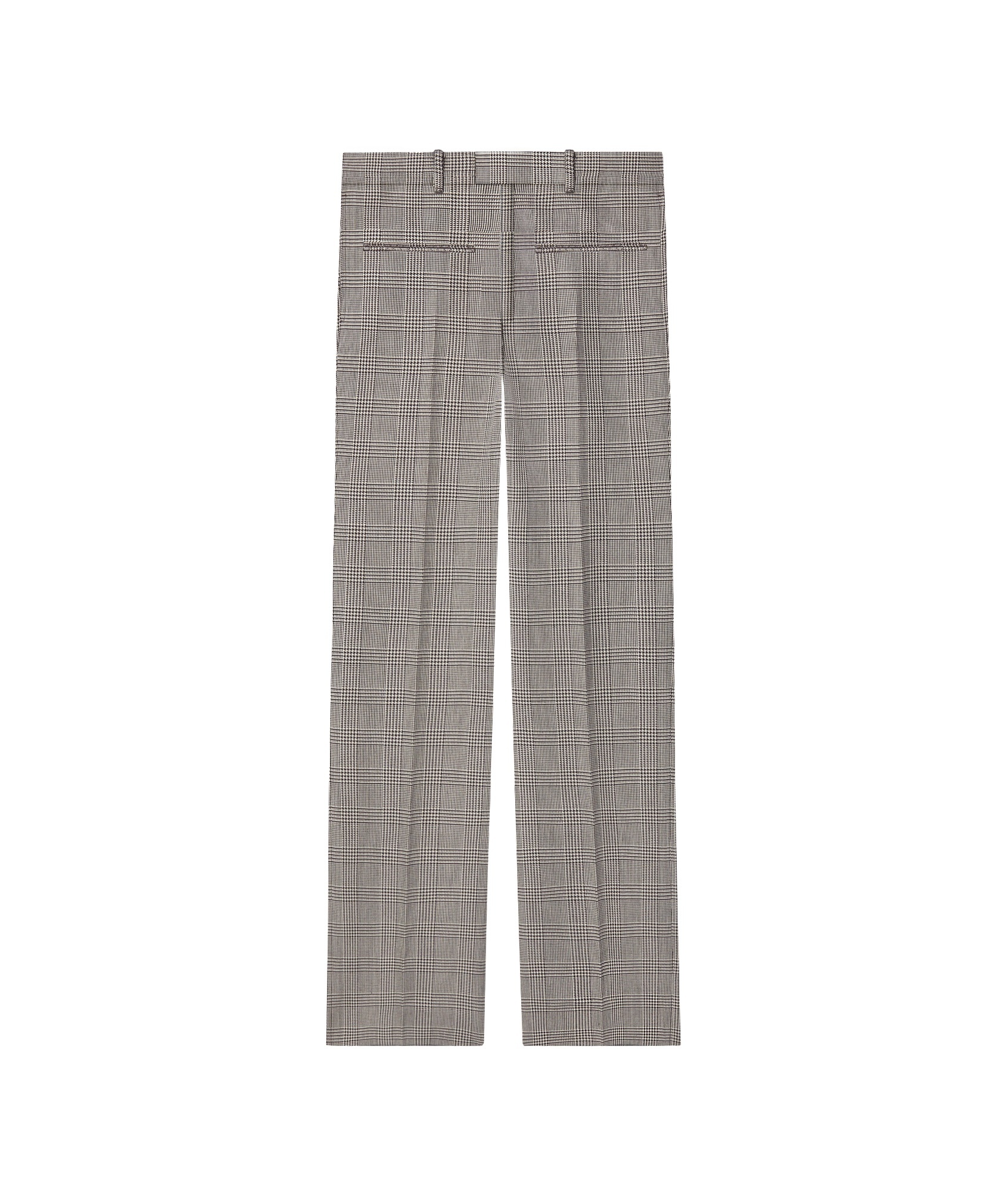 Courrèges Prince-of-wales-print Straight-leg Trousers In Gray