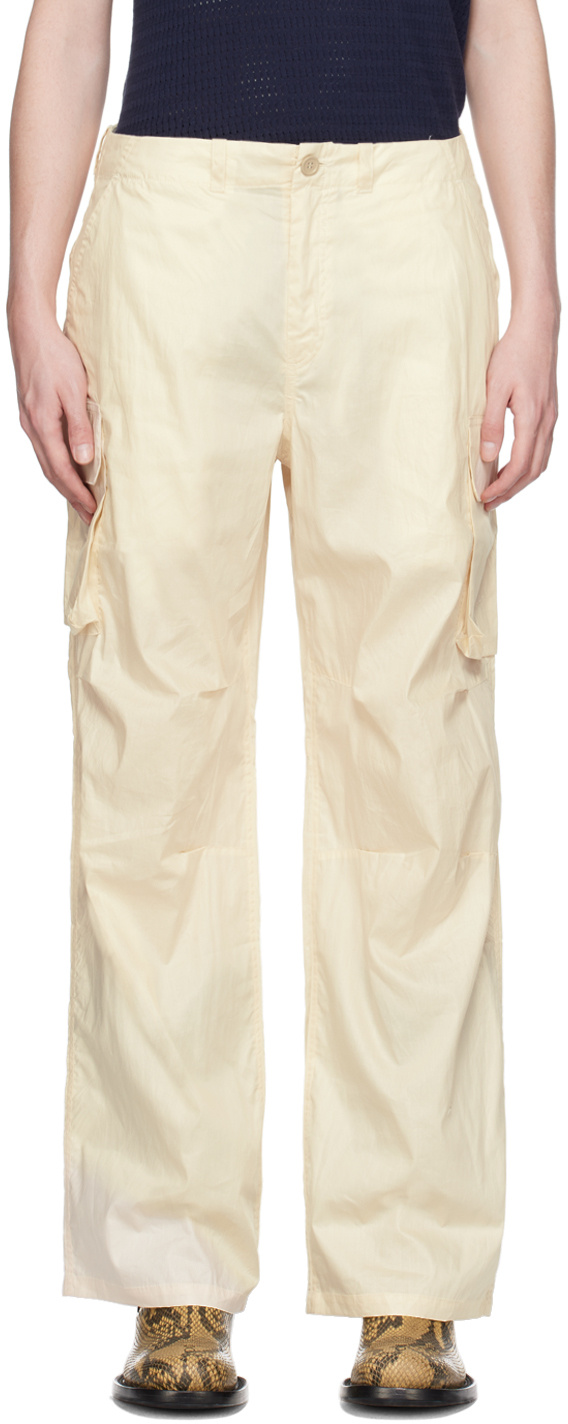 Our Legacy Off-white Mount Cargo Pants In White