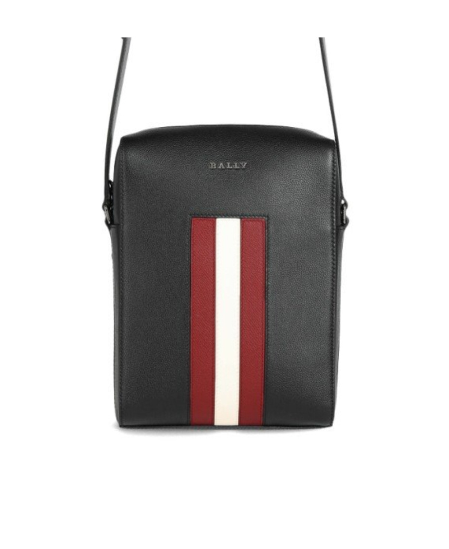 Bally Logo Shoulder Bag In Black