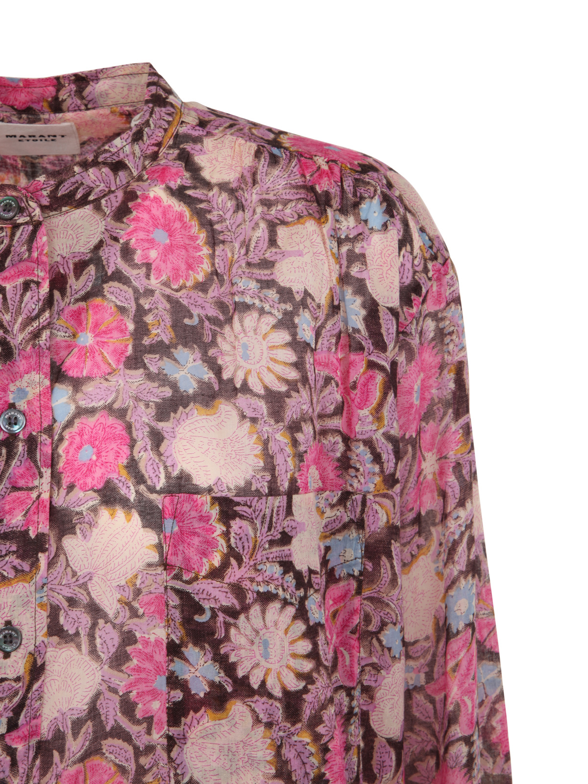 Shop Isabel Marant Étoile Maria Floral-print Blouse In Pink