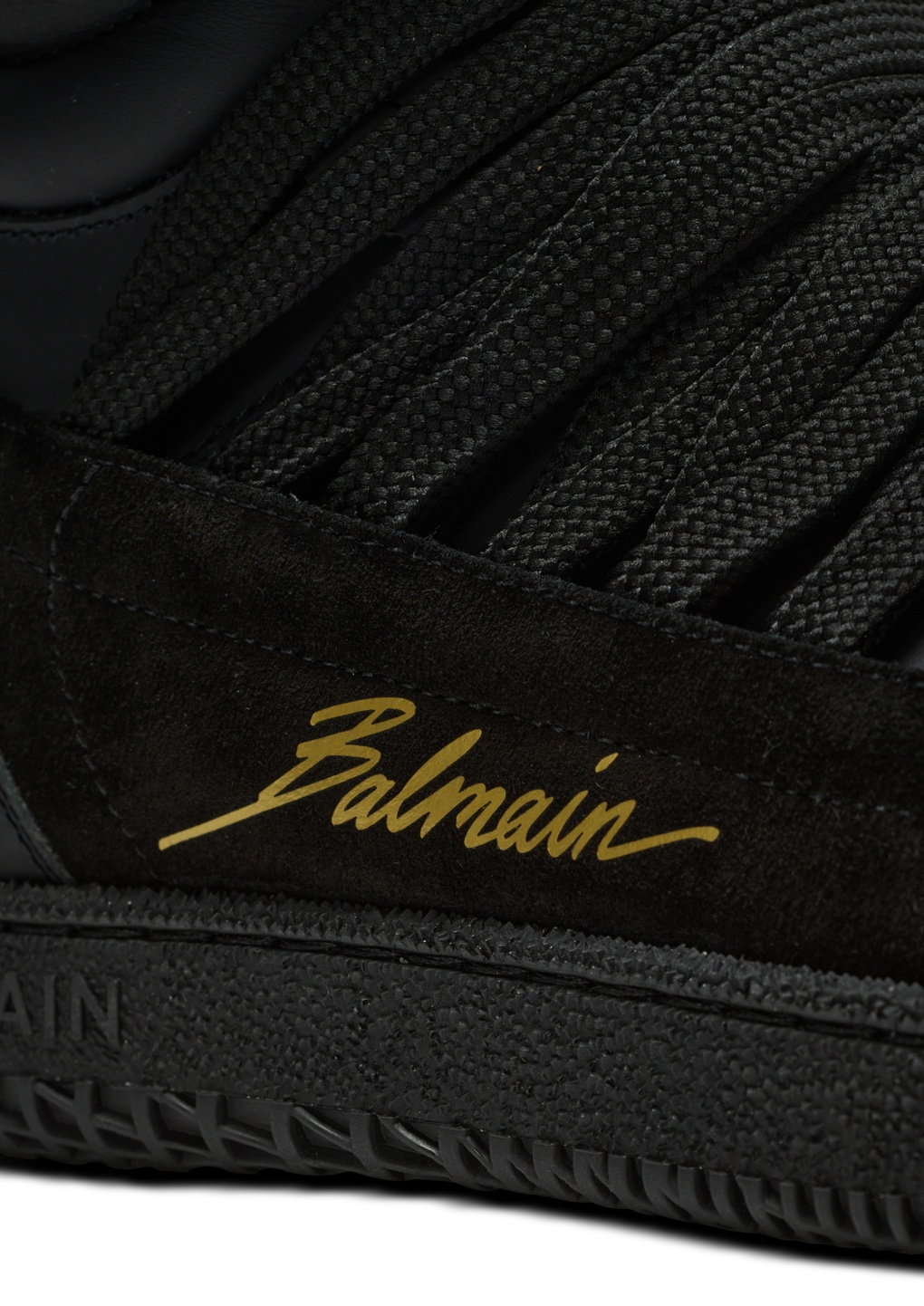 Balmain Leather-panelled Trainers