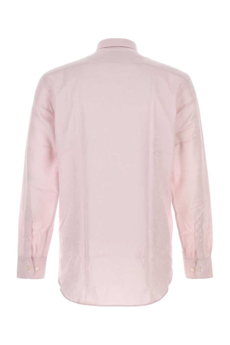 Etro Jacquard Shirt Long Sleeves In Multi