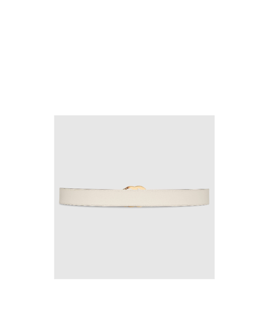 Shop Gucci Gg Marmont Reversible Belt In Nude