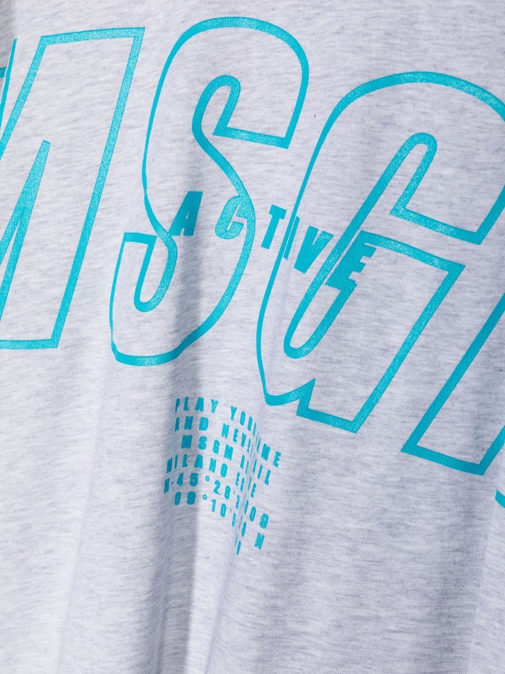 Msgm Logo-print Short-sleeve T-shirt In White