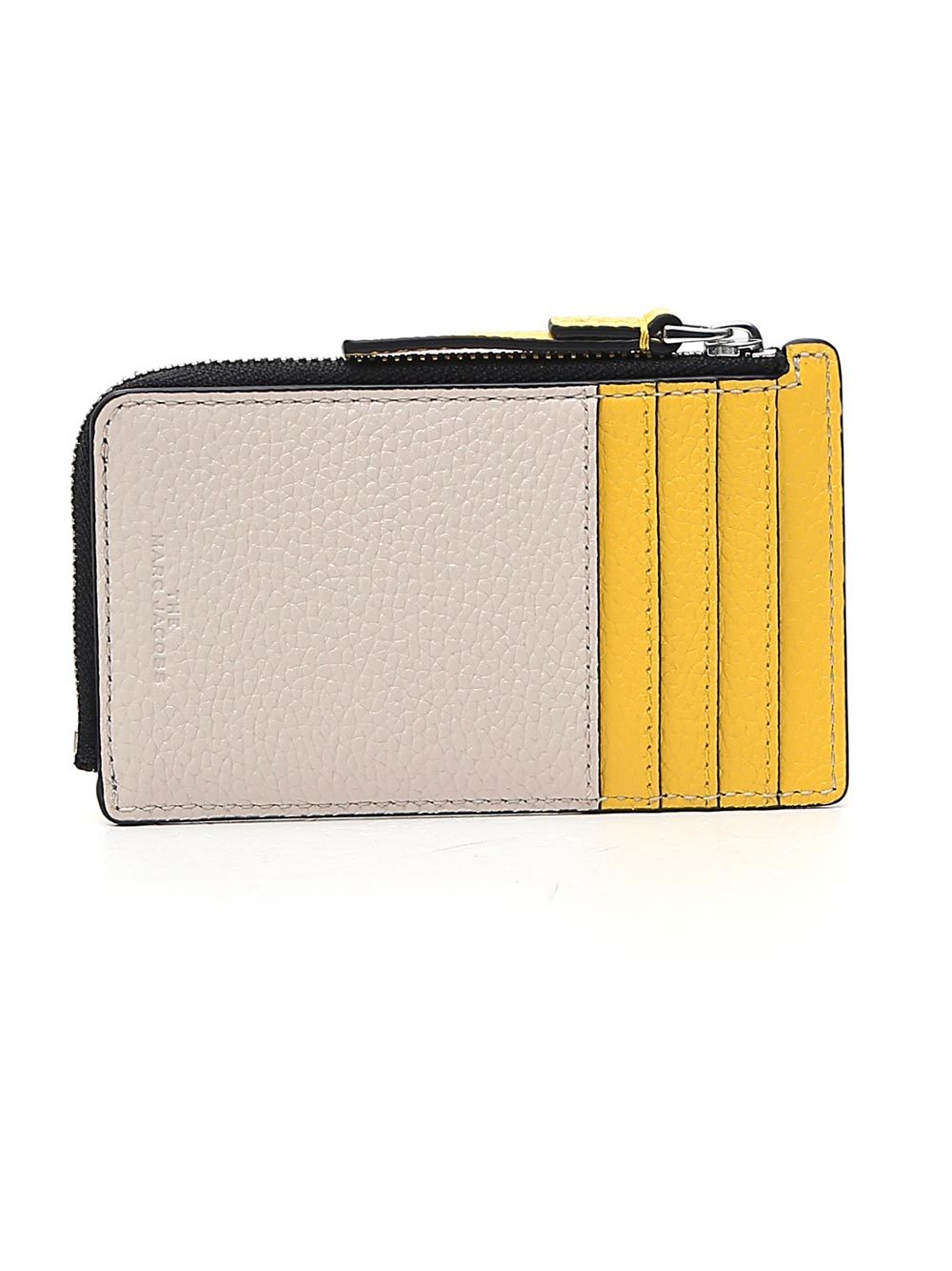 Marc Jacobs Small The Bold Colour-block Top Zip Wallet In Yellow